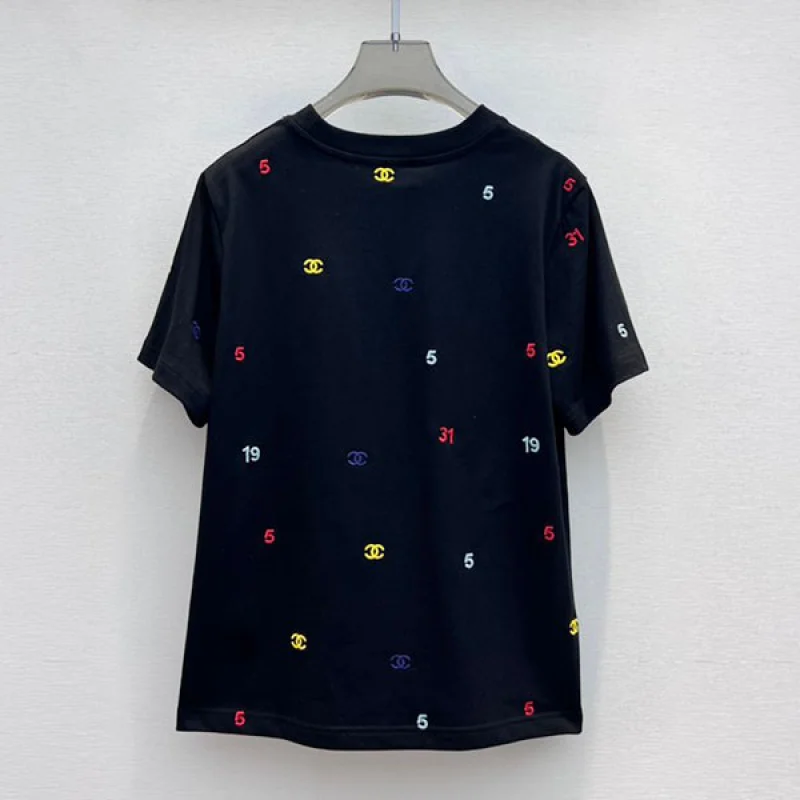【カラフルロゴがおしゃれ】シャネル トップス 半袖 コピー shs33637