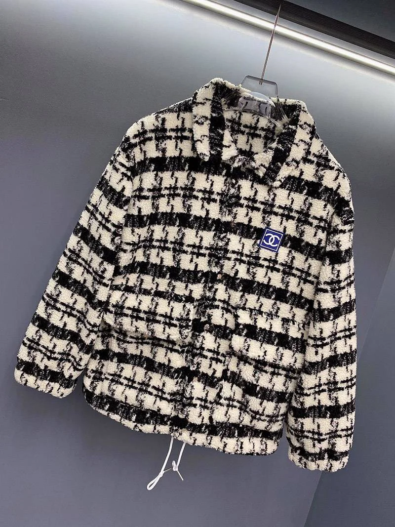 完売必至 シャネル偽物☆ 上品♪ RECAP ツイードダブルコート shs96218