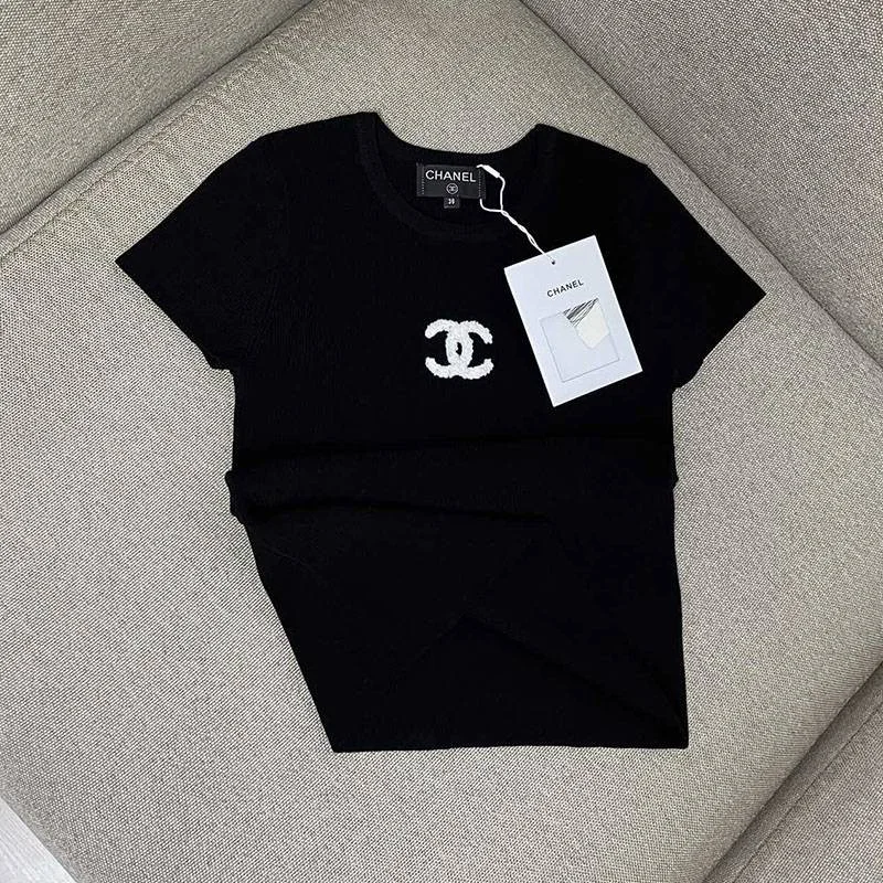 定番シャネル トップス ロゴTシャツ 偽物 shw66466