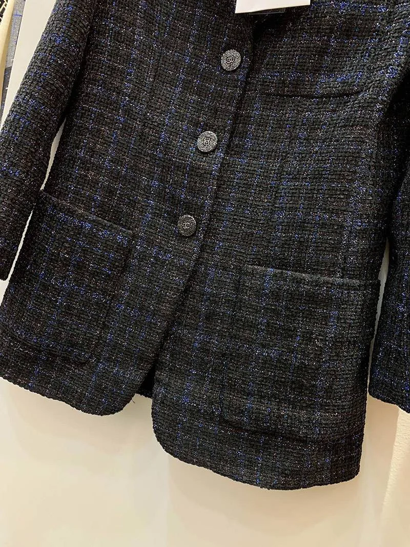 【日本未発売】シャネル偽物14PFツイード・ウール・コート shy52237