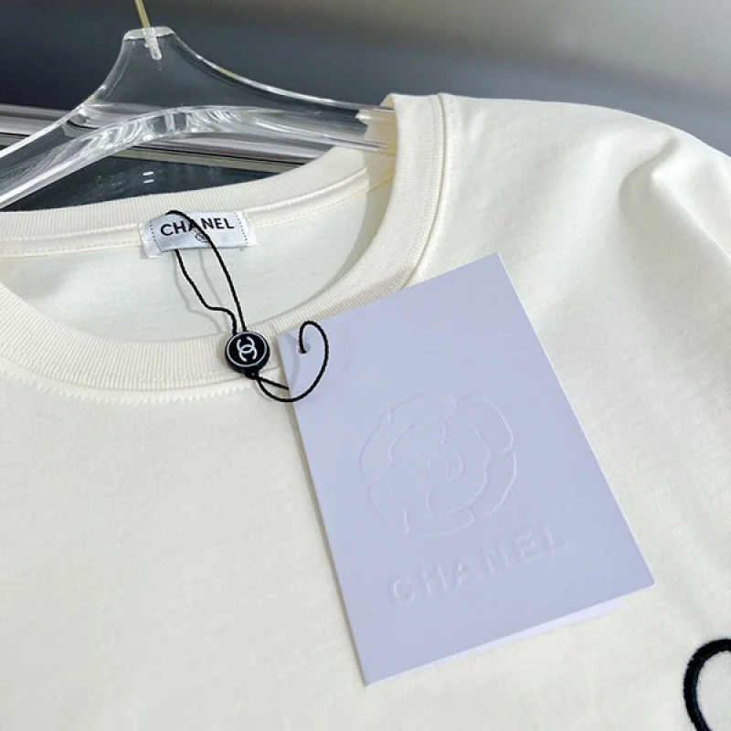 《大人気》シャネル コットン Tシャツ 偽物 shz41803