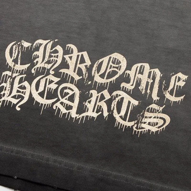 クロムハーツ 偽物ホースシュー バックプリントTシャツ Kua68010