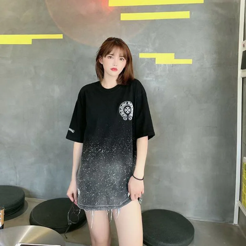 送料込★クロムハーツ メンズ Tシャツ 偽物 ホースシュー CHプラス Kuc95814