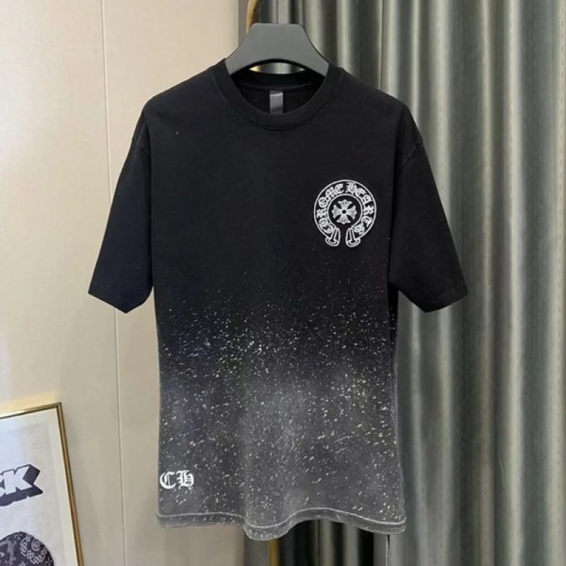 送料込★クロムハーツ メンズ Tシャツ 偽物 ホースシュー CHプラス Kuc95814
