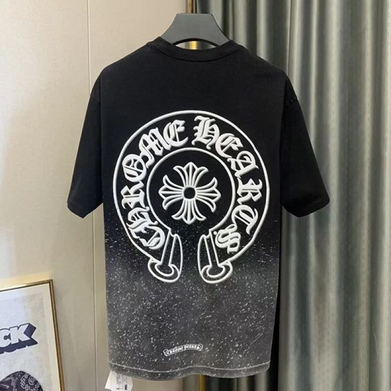 送料込★クロムハーツ メンズ Tシャツ 偽物 ホースシュー CHプラス Kuc95814