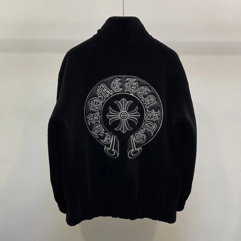 定番人気 クロムハーツ ジャケット 偽物 ロゴ ジップアップ Kue18442