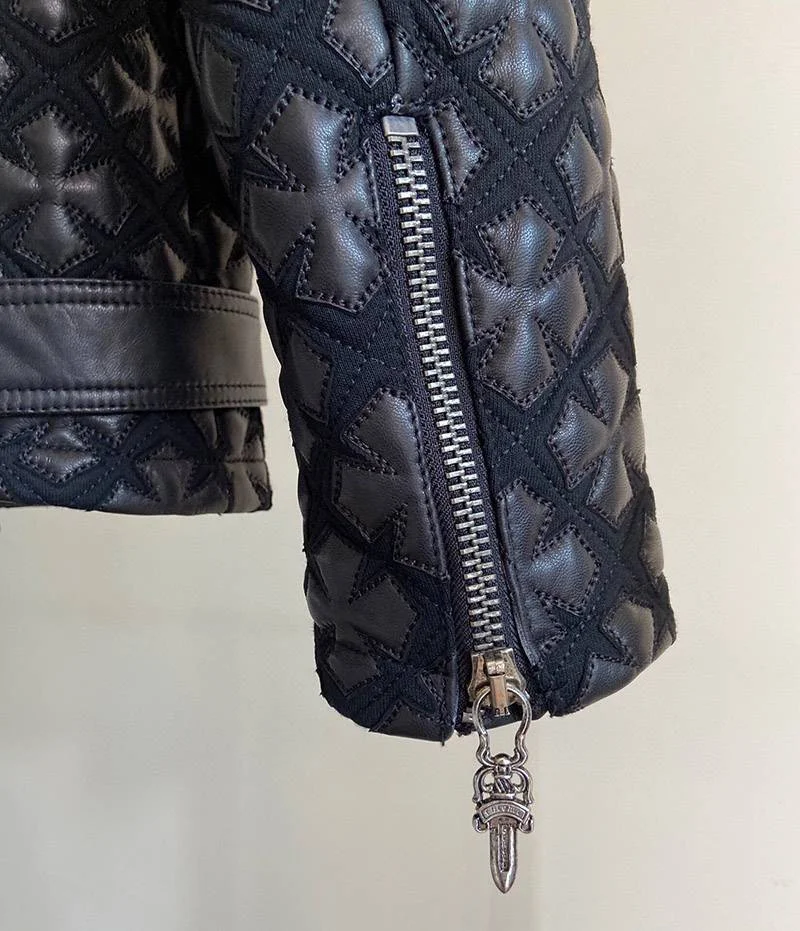 超限定♪クロムハーツ JJ DEANレザー ジャケットCH 偽物 Kug11648