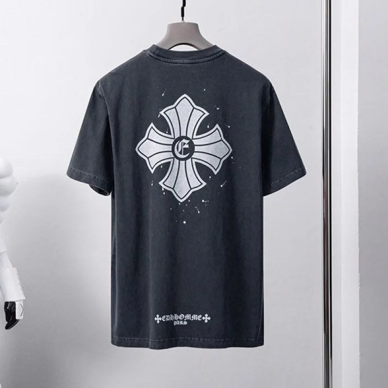 激安価格！クロムハーツ Tシャツ コピー CHプラス ブラック メンズ Kuh19579