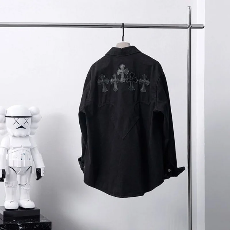 激安価格！新色☆希少 クロムハーツ クロス コピー デニムジャケット Kuj55702