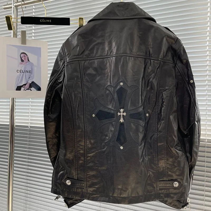 【限定】クロムハーツ JJ DEANレザー ジャケットCH 偽物 Kuj69230
