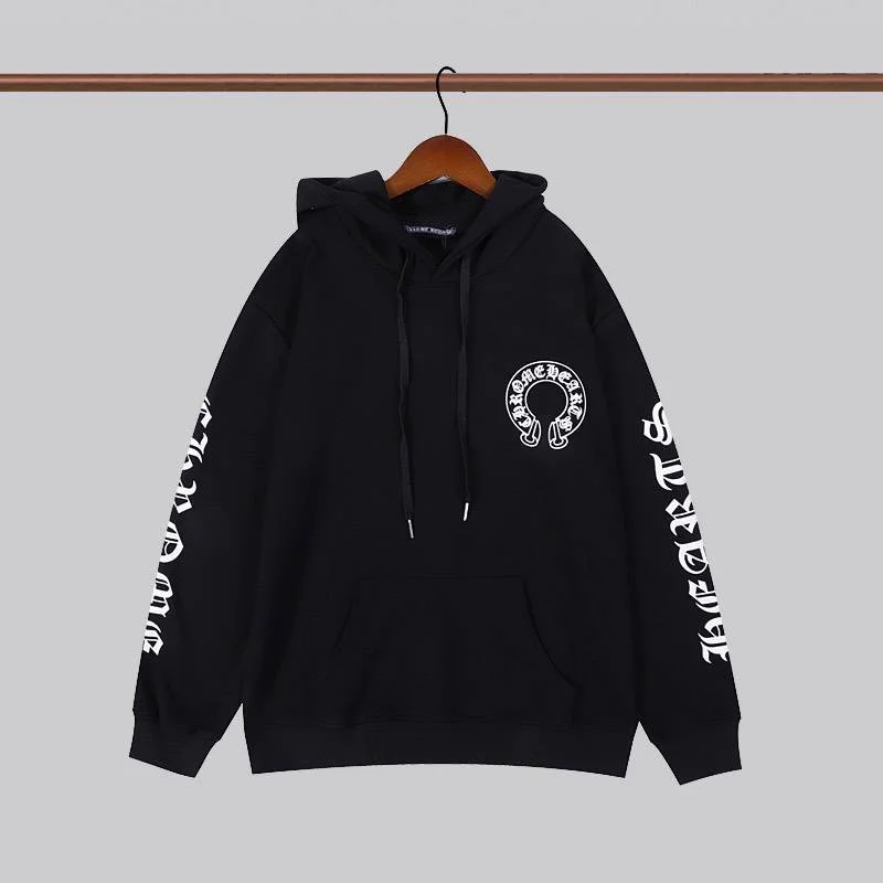 欲しい♡超限定♪クロムハーツパーカー 偽物 ホースシュー&フローラルクロス 2色 Kuk01644