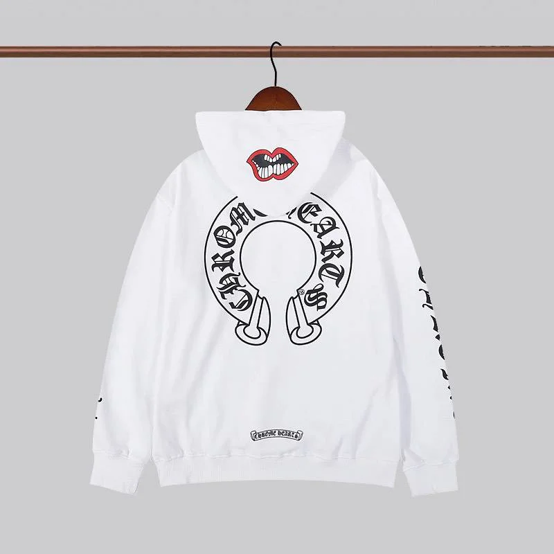 欲しい♡超限定♪クロムハーツパーカー 偽物 ホースシュー&フローラルクロス 2色 Kuk01644