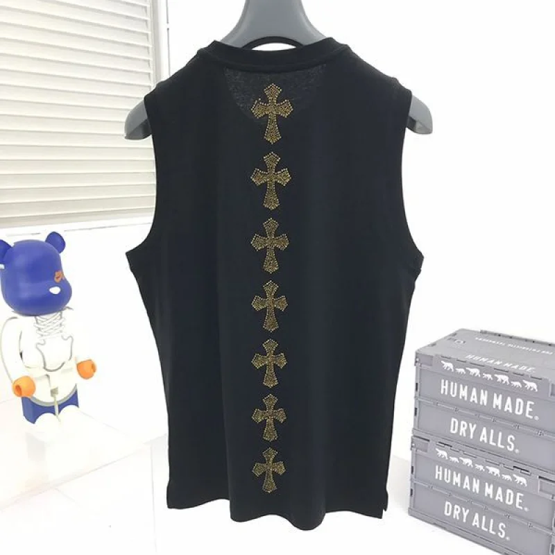☆超人気☆クロムハーツ トリプル クロス ロゴ タンクトップ コピー Kul43860