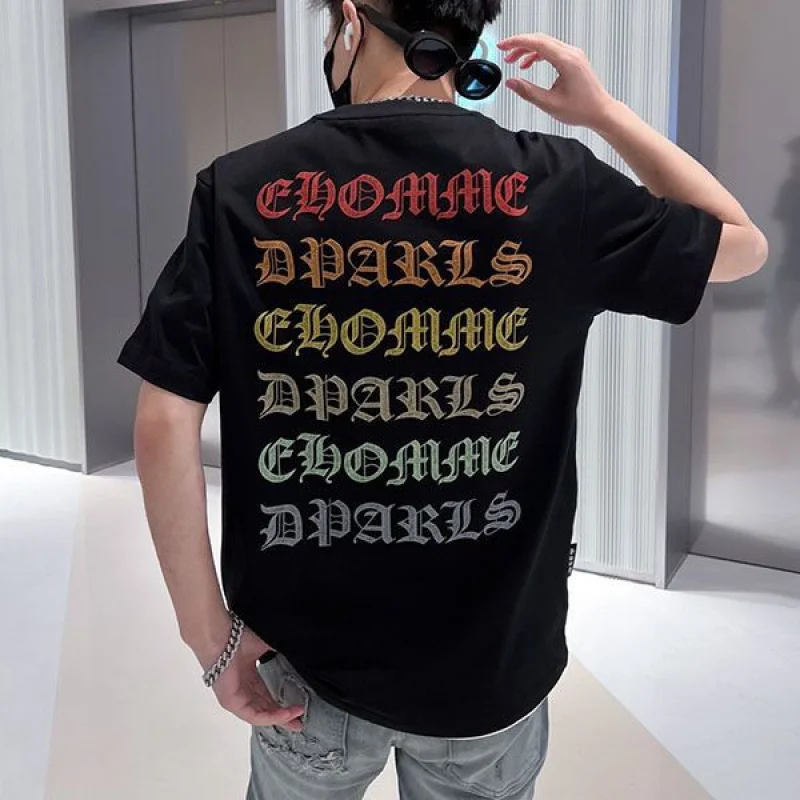 素敵なクロムハーツ Tシャツ コピー CHプラス ブラック メンズ Kur59401