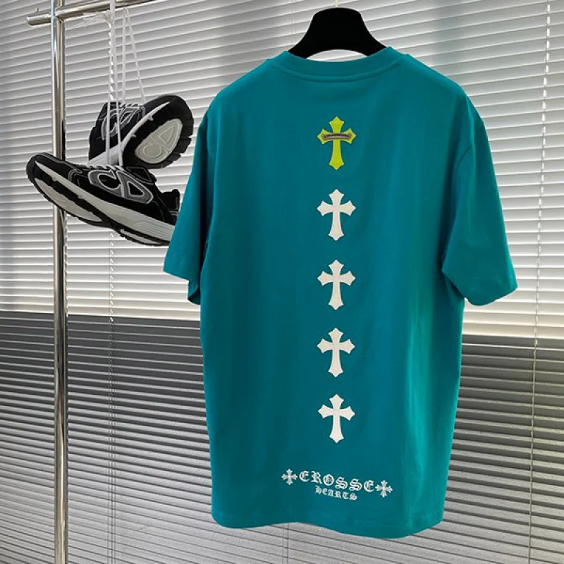 入手困難 クロムハーツ セメタリークロス 偽物♪ロゴTシャツ Kur64131