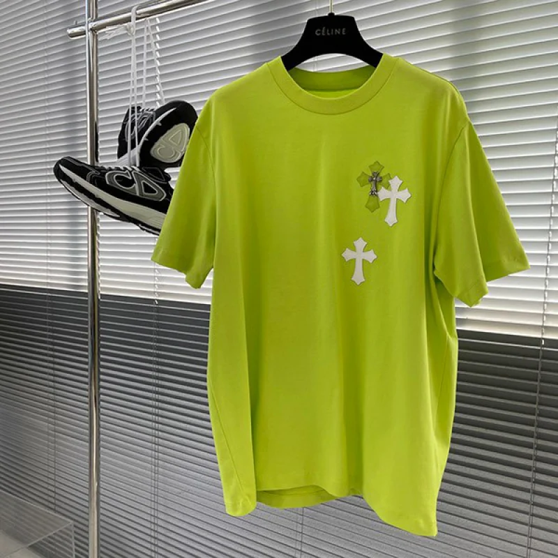 入手困難 クロムハーツ セメタリークロス 偽物♪ロゴTシャツ Kur64131
