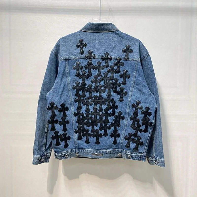 クロムハーツ バックロゴのデニムジャケットコピー Kut12771