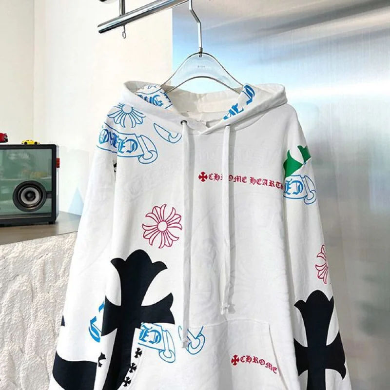 クロムハーツ クロス プラス ロゴ パーカー 偽物 Kuu44499