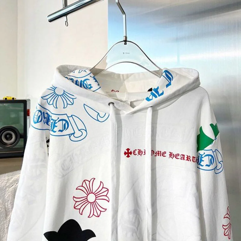 クロムハーツ クロス プラス ロゴ パーカー 偽物 Kuu44499