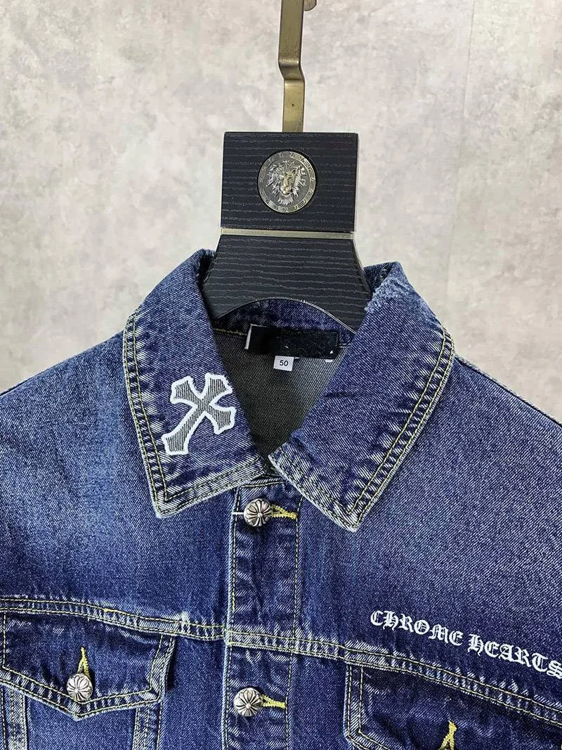 注目度抜群!SALE!クロムハーツ CH デニムジャケット偽物N級品 Kuu49283