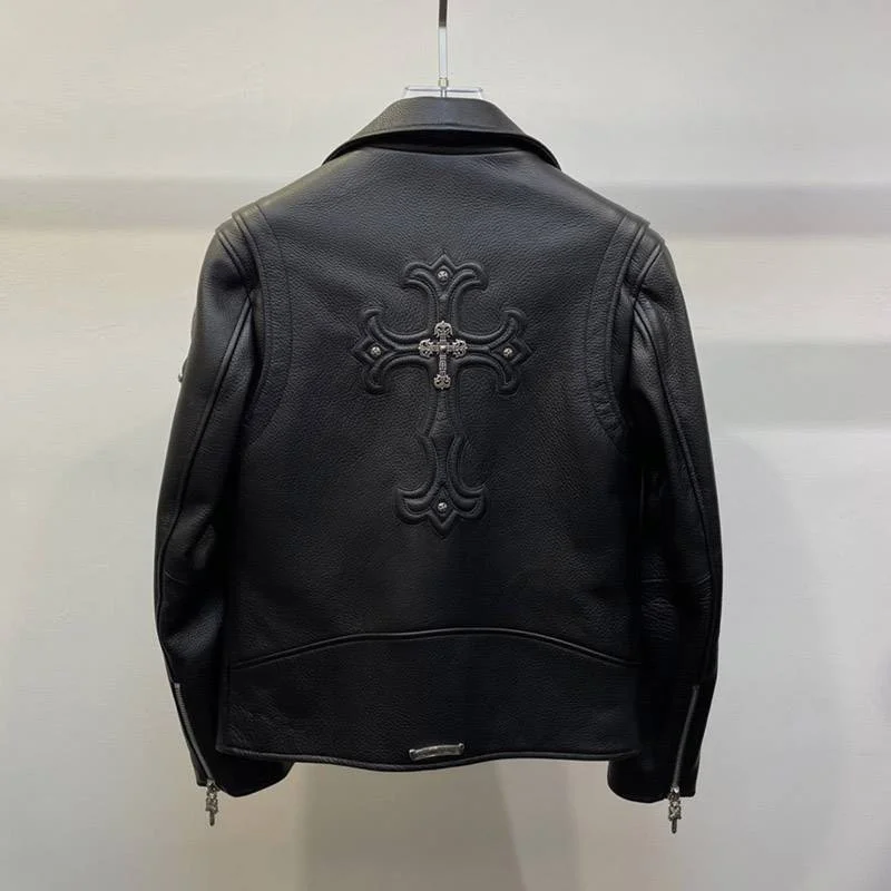 欲しい♡超限定♪クロムハーツ JJ DEANレザー ジャケットCH 偽物 Kuu56899