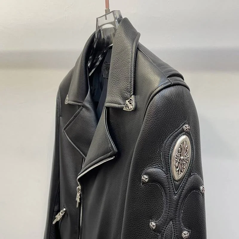 欲しい♡超限定♪クロムハーツ JJ DEANレザー ジャケットCH 偽物 Kuu56899