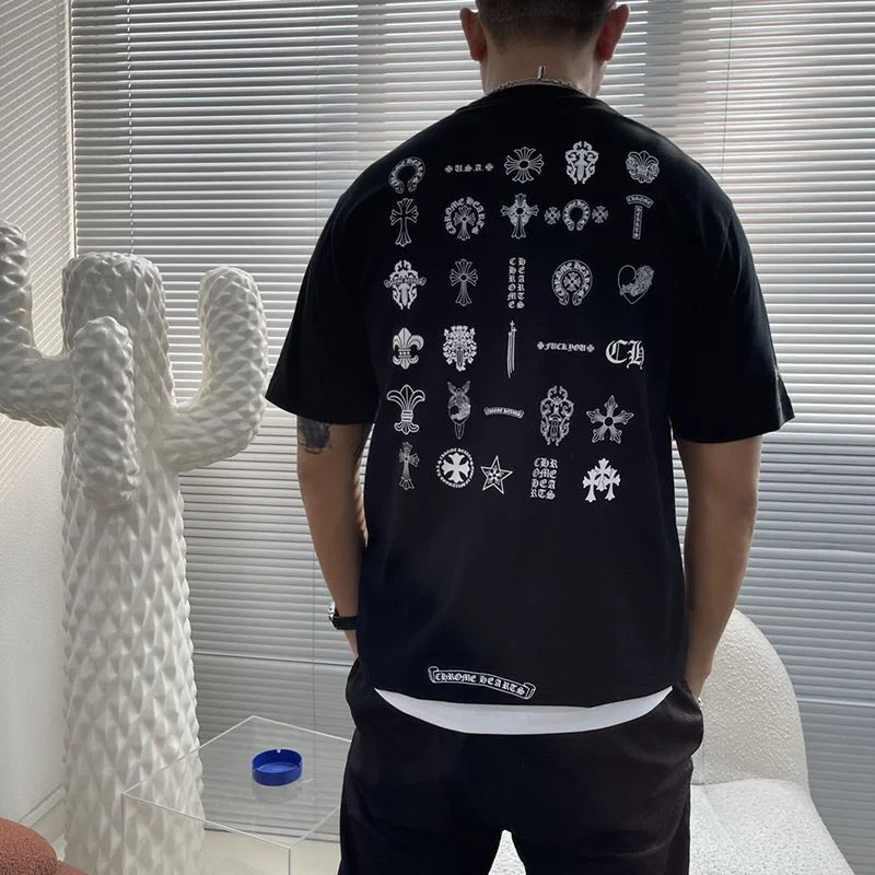 超話題!★入手困難レア!クロムハーツ マルチロゴ Tシャツ 偽物 3色 Kuu70852