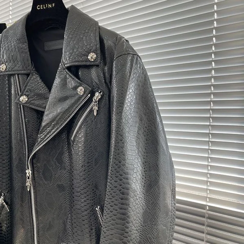 クロムハーツ コピー JJ DEANレザー ジャケットCH 送料込 Kuv92284