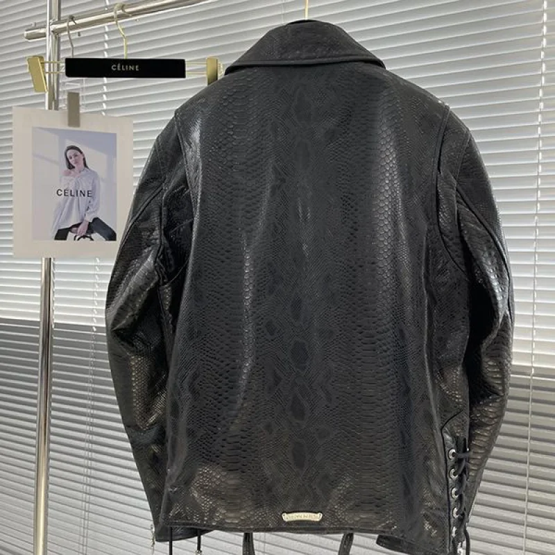 クロムハーツ コピー JJ DEANレザー ジャケットCH 送料込 Kuv92284