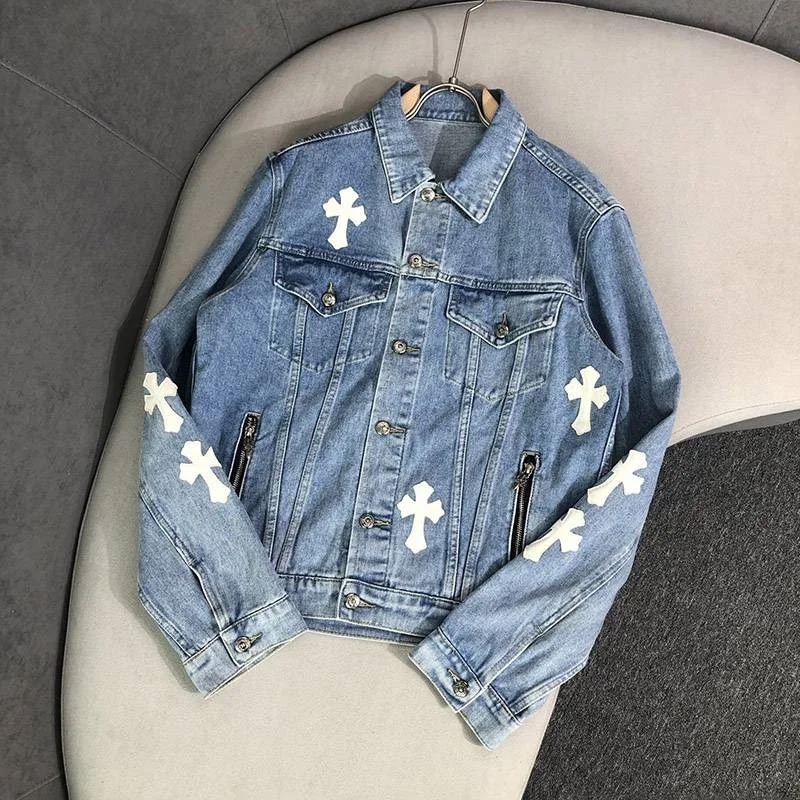 欲しい♡超限定♪クロムハーツ CH デニムジャケット 偽物 Kux64650