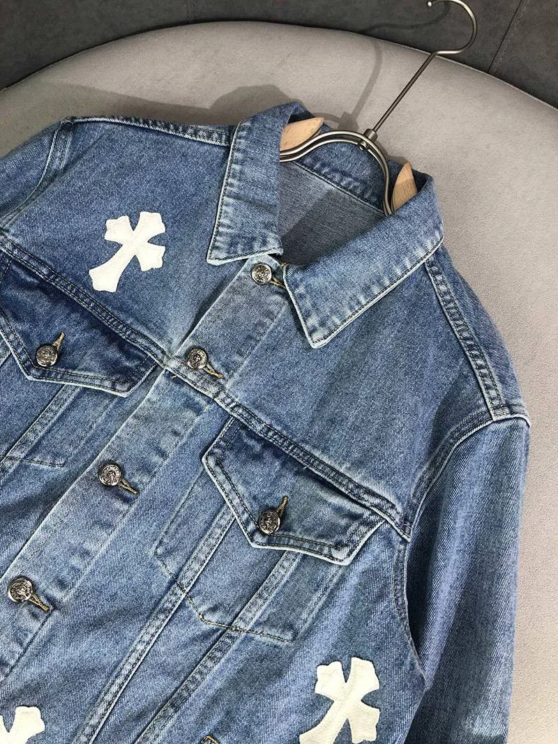 欲しい♡超限定♪クロムハーツ CH デニムジャケット 偽物 Kux64650