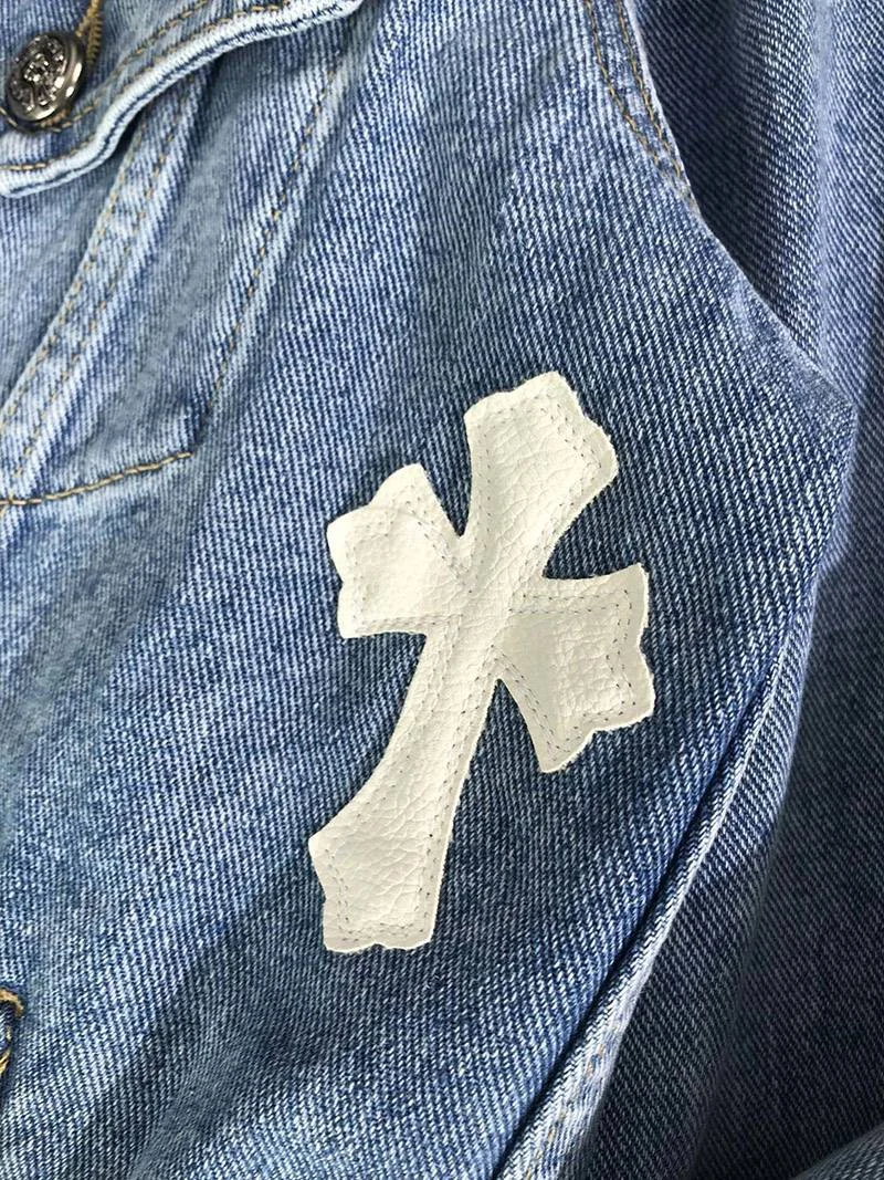 欲しい♡超限定♪クロムハーツ CH デニムジャケット 偽物 Kux64650