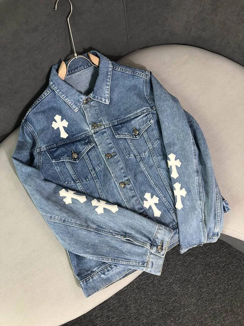 欲しい♡超限定♪クロムハーツ CH デニムジャケット 偽物 Kux64650