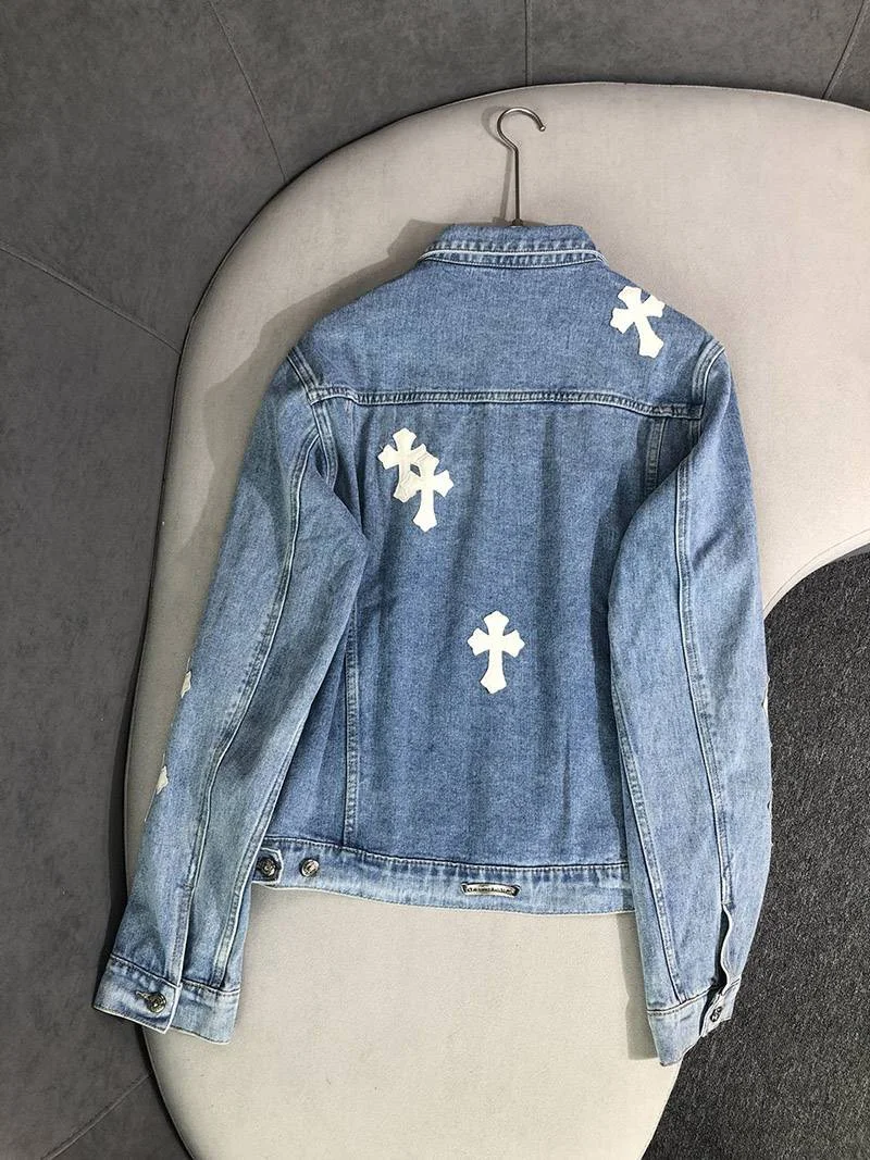 欲しい♡超限定♪クロムハーツ CH デニムジャケット 偽物 Kux64650