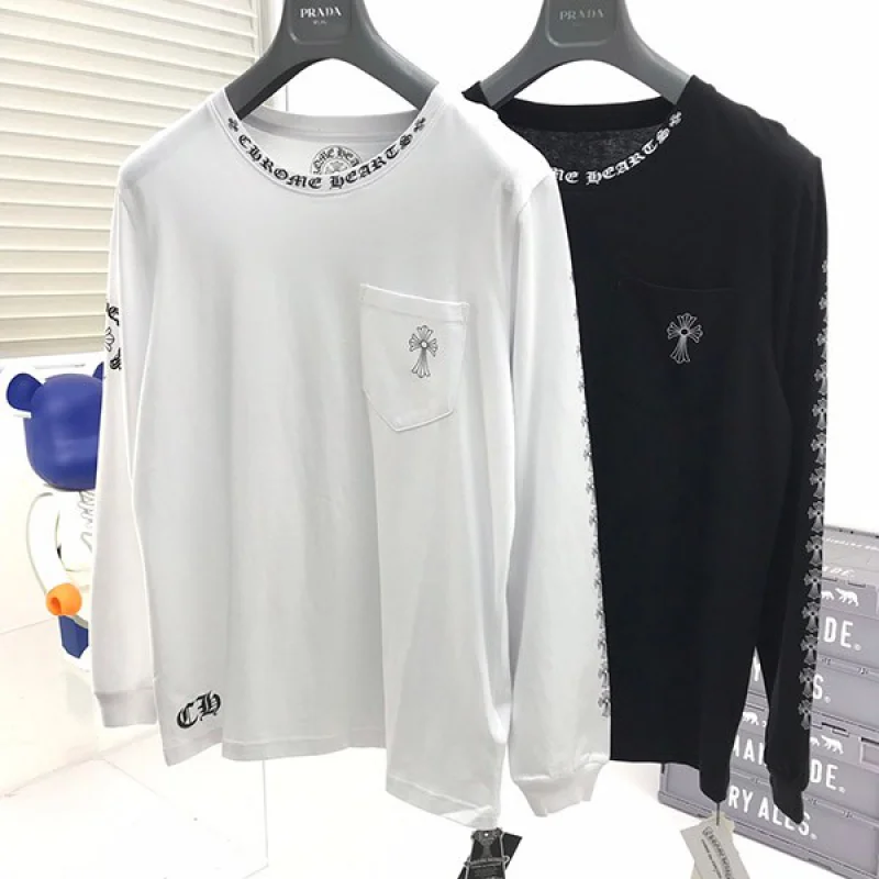 クロムハーツ ホースシュー 長袖Tシャツ コピー ロンT 2色 Kuy59664