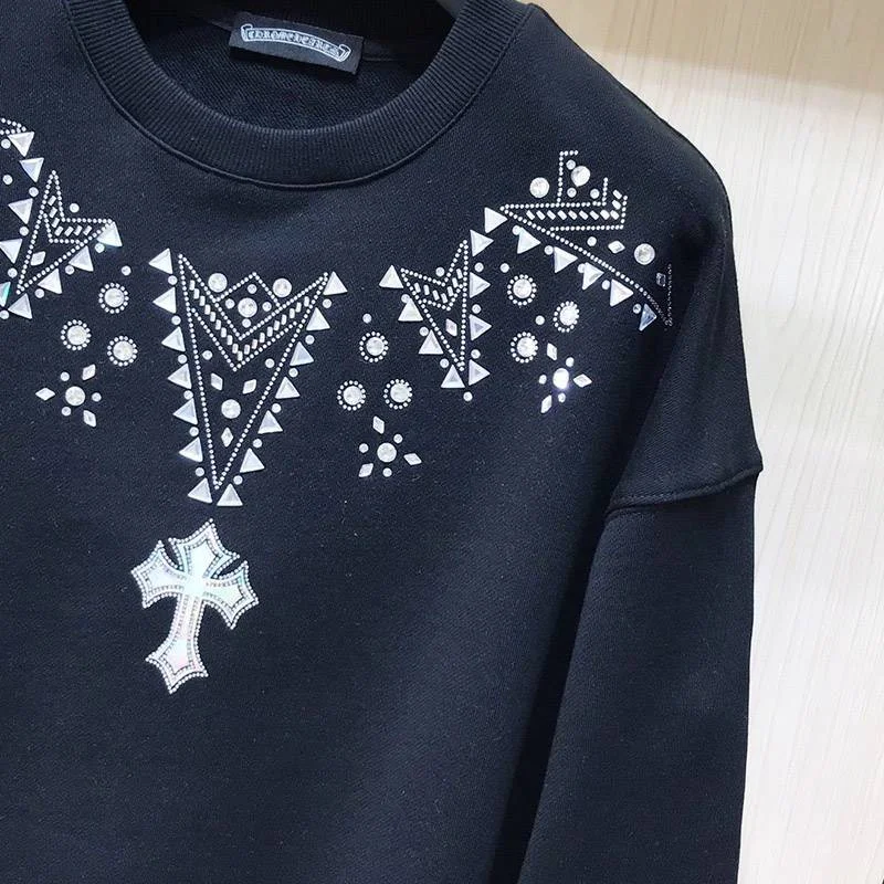 大人気クロムハーツ ロングTシャツ コピー グリーンセメタリークロス2色 Kuz56207