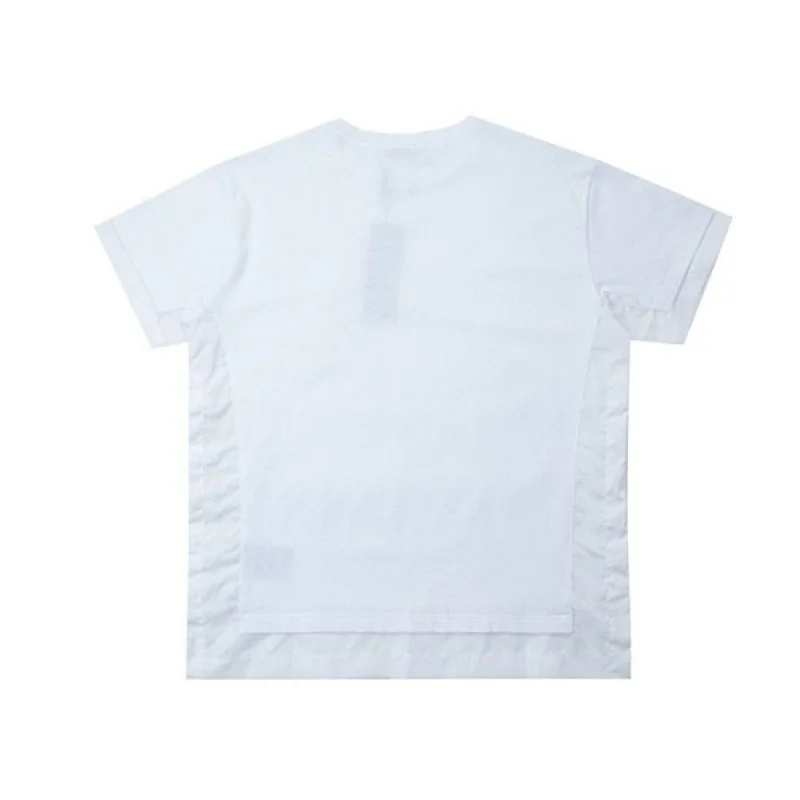 《大人気》ディオール×サカイコピー★ホワイト オーバーサイズTシャツ 213J642A0554_C080