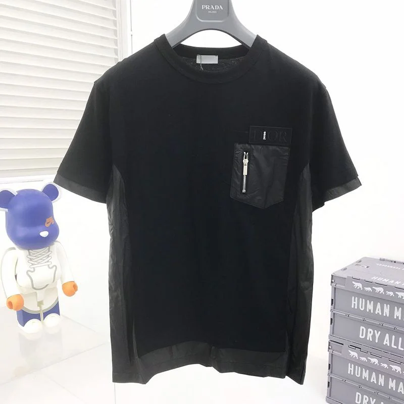 希少色すぐ届く!ディオール×SACAI★オーバーサイズTシャツ 偽物★ 213J669A0554C989