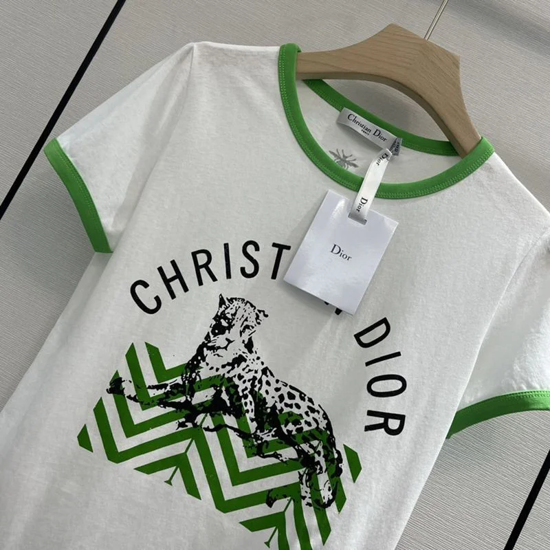 希少色新作2022SSディオール シグネチャー入り Tシャツ コピー 223T18A4499X4804