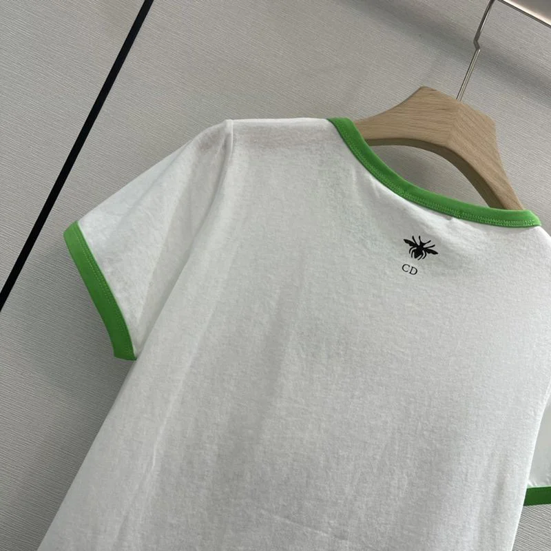 希少色新作2022SSディオール シグネチャー入り Tシャツ コピー 223T18A4499X4804