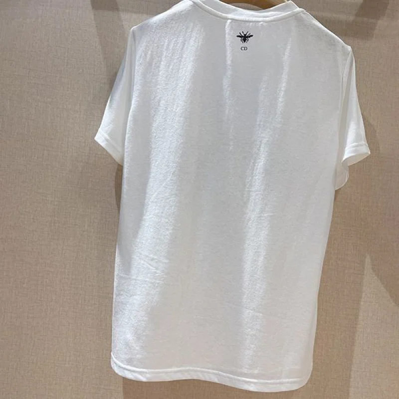 超希少!ギフトOK ★ディオール Tシャツ 偽物 コットンジャージー&リネン 243T09GE459X0859