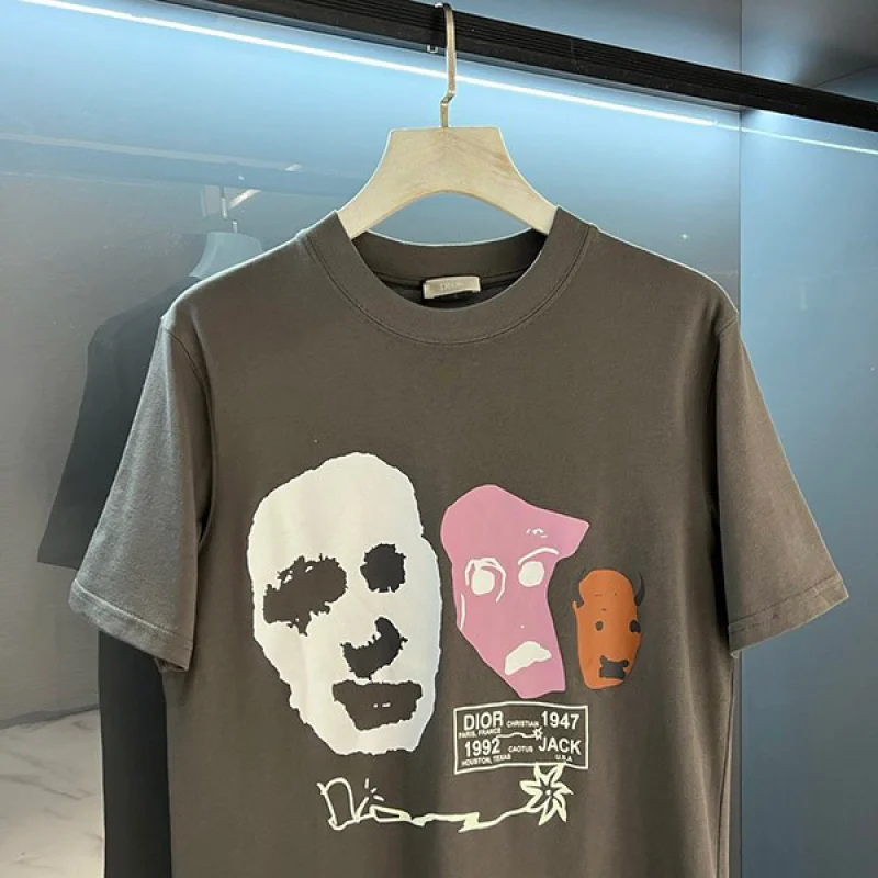 一目惚れ♪カクタス ジャック ディオール コピー オーバーサイズ Tシャツ 283J632I0752_C788