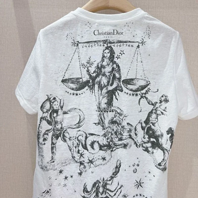 人気No1ディオール メロセシア コットン Tシャツ コピー 323T06A4400X0810