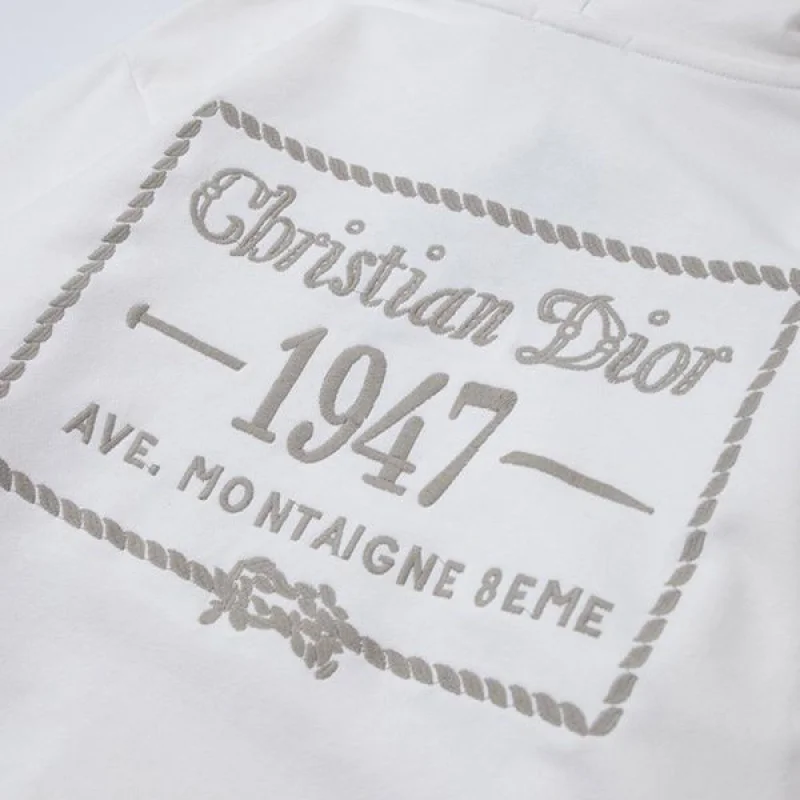 争奪戦ディオール CD 1947 パーカー コピー スウェット コットン ロゴ 刺繍 dea63142