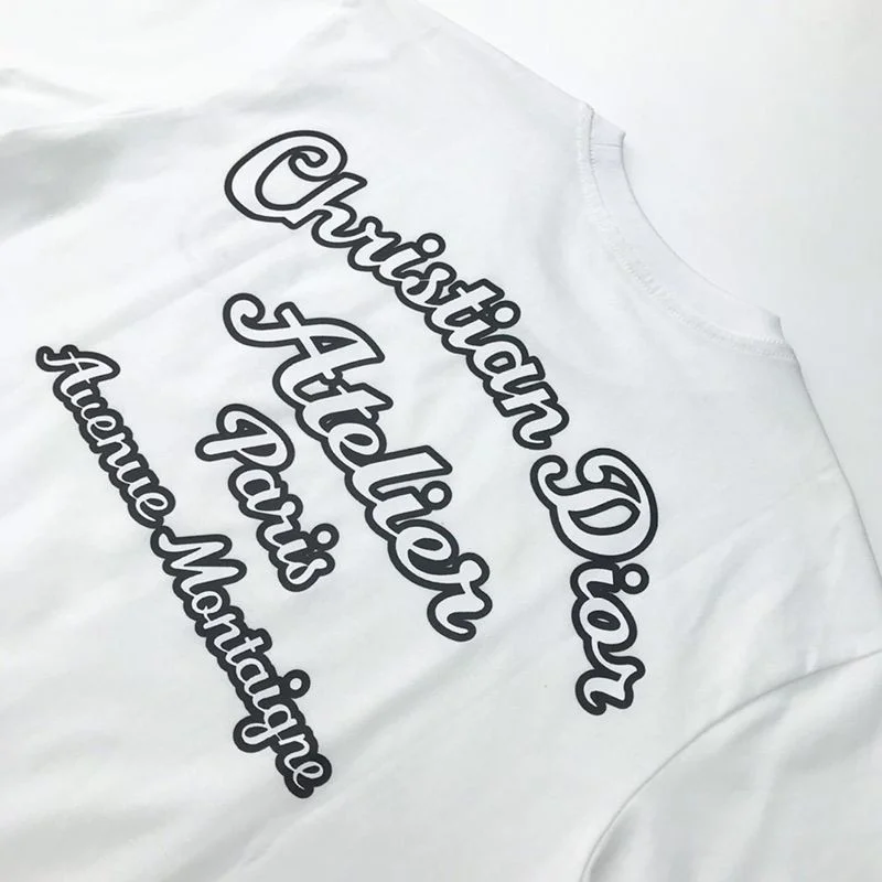 人気急上昇ディオール ATELIER Tシャツ パロディ オーバーサイズ dec38308
