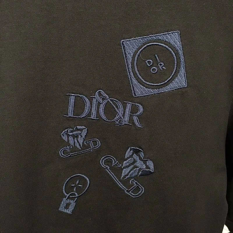大人気☆ディオール ロゴTシャツ 偽物 選べる2色 dee73179