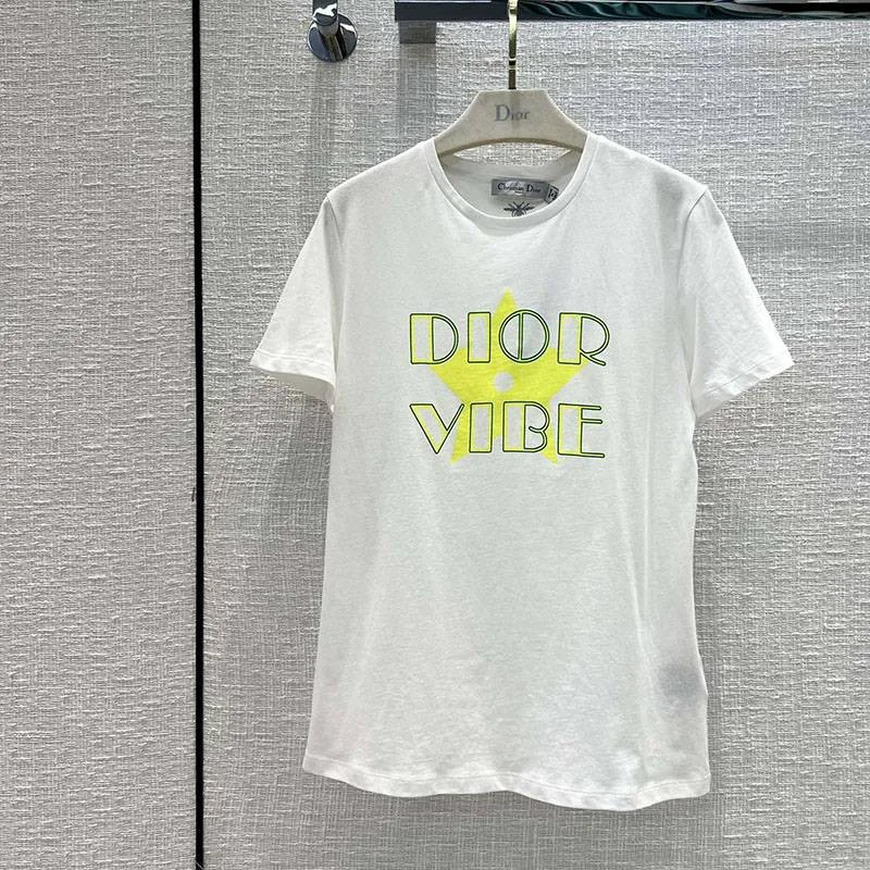 最安値挑戦ディオール VIBE Tシャツ コピー コットンジャージー & リネン dei13685