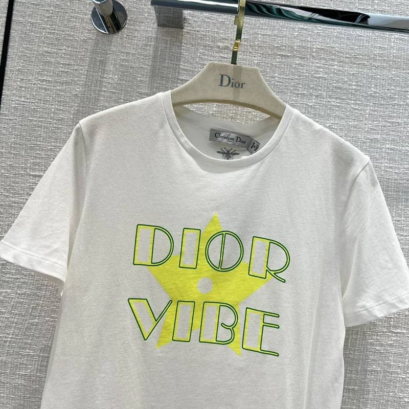 最安値挑戦ディオール VIBE Tシャツ コピー コットンジャージー & リネン dei13685