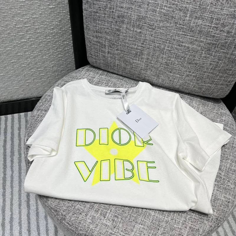 最安値挑戦ディオール VIBE Tシャツ コピー コットンジャージー & リネン dei13685