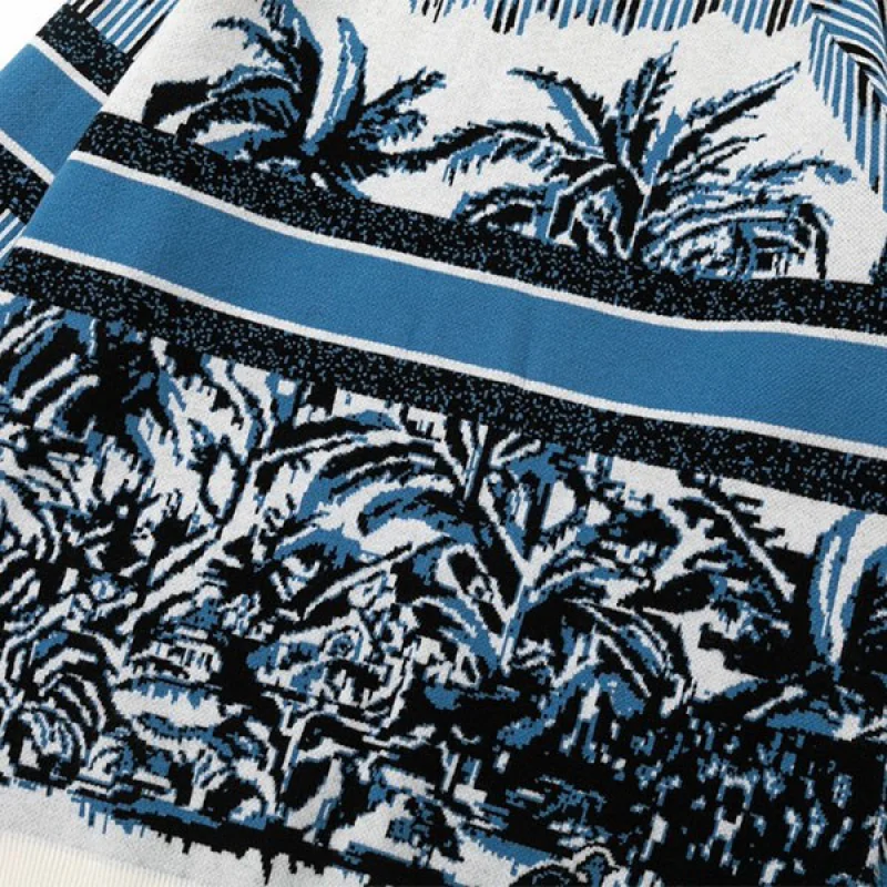 入手困難 ディオール◆セーターディオール Palms ストレッチカシミア&ウール dej80791